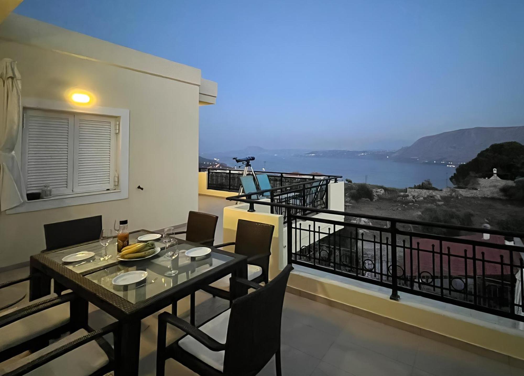 Souda Bay View With Private Pool Near Chania City Eksteriør bilde